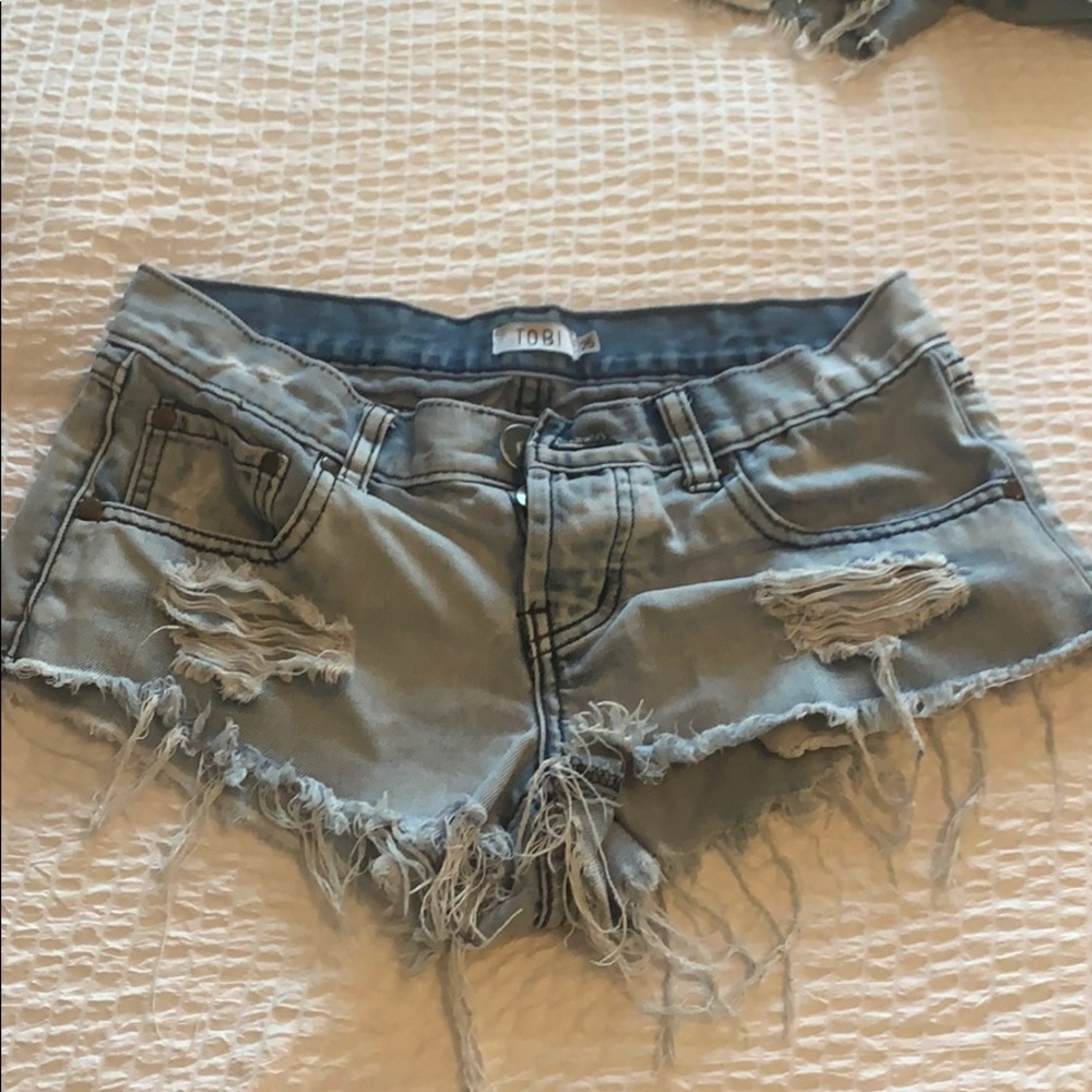 Cut Off Jean Shorts